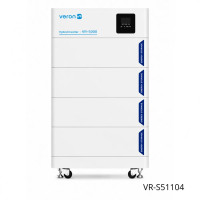 VR-S51104 Гібридний інвертор із чотирма LiFePO4 акумуляторами 20.48 кВт год для  автономного електроживлення