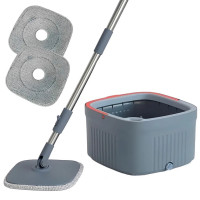 Набір для миття підлоги CleanBox Square  швабра з компактним квадратним відром та зручною системою віджиму