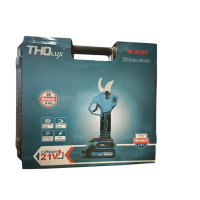 Садовий акумуляторний секатор THOLUX M-9096 21V 500W для професійної обрізки гілок і кущів