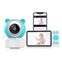 Відеоняня C8 Full HD з Wi-Fi, 5-дюймовим монітором, двостороннім аудіозв'язком та нічним баченням