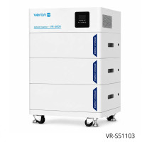 Гібридна сонячна система VR-S51103 48V 15.36 кВт год LiFePO4 з інвертором 5500W MPPT 