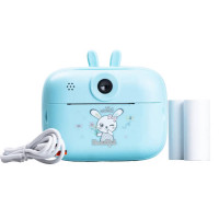 Дитяча фотокамера з миттєвим друком Print Camera Blue MA458