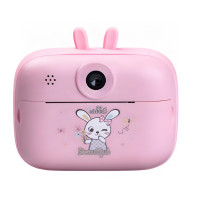 Дитяча камера миттєвого друку Print Camera MA458pink — рожева камера з термодруком без чорнил