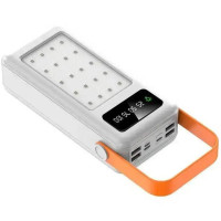 Power Bank 50000 mAh JS-658 Smart 4 USB порти  LED-фонар вузька конструкція