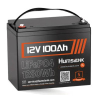 Humsienk 12.8V-100AH LiFePO4 універсальна тягово резервна батарея підвищеної надійності