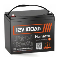 Humsienk 12.8V-100AH LiFePO4 універсальна тягово резервна батарея підвищеної надійності