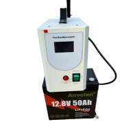 Anvolan LiFePO4 12.8V 50Ah залізо-фосфатний та інвертор 1.5 кВт комплект резервного живлення для квартири