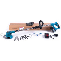 Садовий акумуляторний тример Makita UR2000DWAE 48V 6Ah легкий та продуктивний інструмент з двома батареями для газону