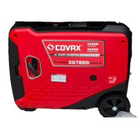 Автономне джерело живлення інверторний генератор COVAX CG7800i 5.5 кВт стабільна частота 50 Гц для заміських комплексів та дач
