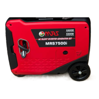 Малошумний інверторний бензогенератор MRS MRS7500i номіналом 5.0 кВт для надійного захисту побутових споживачів під час блекаутів