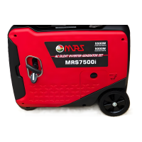 Малошумний інверторний бензогенератор MRS MRS7500i номіналом 5.0 кВт для надійного захисту побутових споживачів під час блекаутів