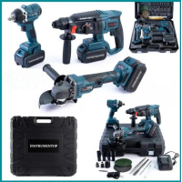 Instrumentop Professional 48V Power Set 3в1 – гайковерт, перфоратор і кутова шліфмашина