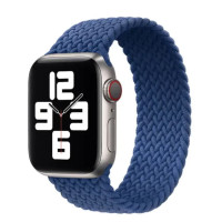 Apple Watch ремінець Braided Solo Loop M – Atlantic Blue 38-40-41 мм