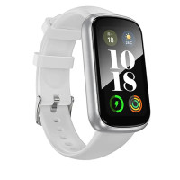 Смарт-годинник Hoco Y25 Silver сучасний Smart Watch з фітнес-трекером, розумними сповіщеннями та елегантним сріблястим корпусом