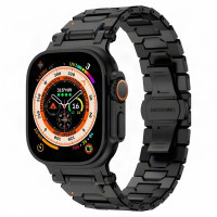 Ремінець Magik Lock 3 Bead Black для Apple Watch  стильний магнітний браслет із трисекційними ланками та преміальним дизайном