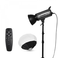 Професійний студійний комплект Soft Box  LED прожектор Lux100 LQ-150W-VL2 зі штативом для фото- та відеозйомки