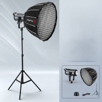 Комплект професійного студійного світла Tolifo KW200B Pro  LED прожектор 220W з Bluetooth-керуванням